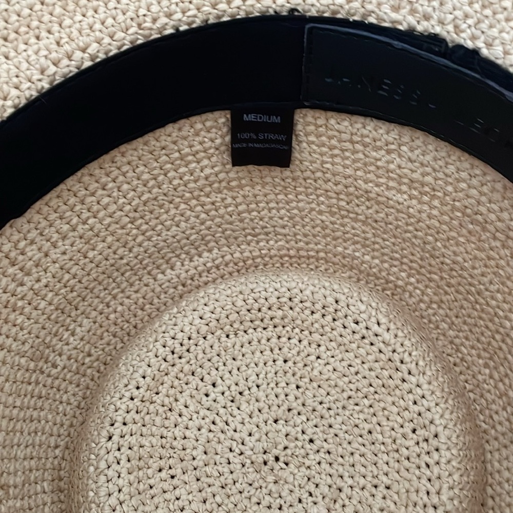 Make an offer NWT Felix Natural Janessa Leone Tan Woven Raffia Hat - Picture 6 of 7